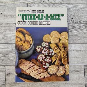 Occident King Midas Quick-As-A-Mix Cookbook Booklet Peavy Flour Mill‎ VERY GOOD